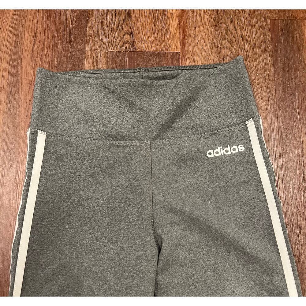 Womens Adidas Designed 2 Move 3-Stripes High-Rise Long Tights - Picture 6 of 7